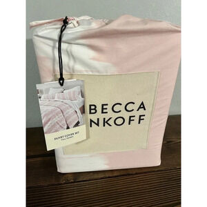 Rebecca Minkoff Blush Tie Dye Full/Queen 100% Cotton New With Tag